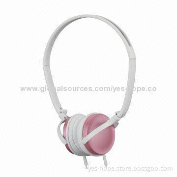 Folding headband music headset